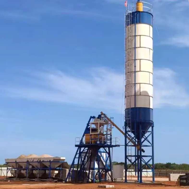 Belt Type Mobile Concrete Plant