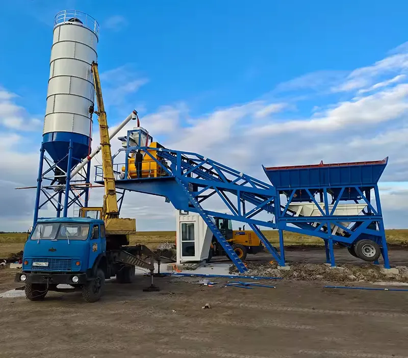 Portable Ready Mix Concrete Plant