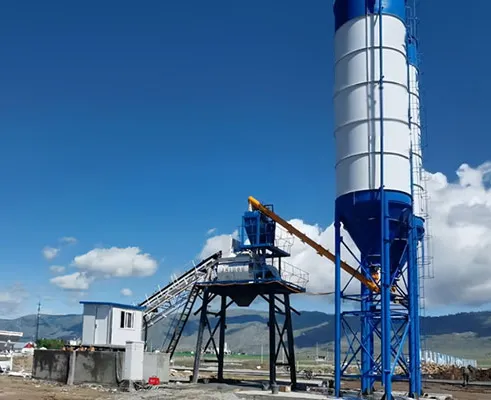 Stationary Ready Mix Concrete Batch Plant