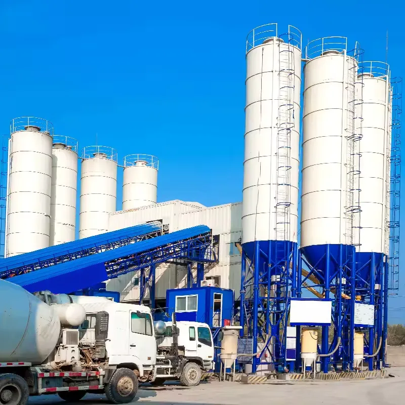 Wet Mix Concrete Batch Plant Ready Mix Concrete Mixing Plant