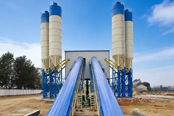 HZS120 Stationary Concrete Batching Plant